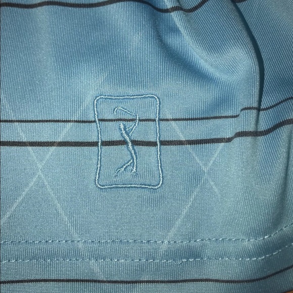 PGA Tour Light Blue Polo - Picture 4 of 5